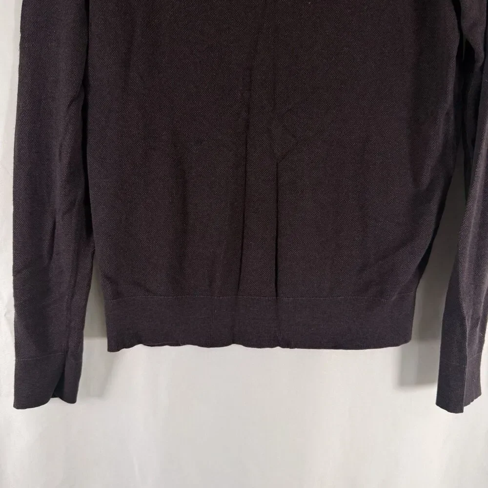Banana Republic Luxury Blend Sweater Mens Small Purple Silk Cashmere Lightweight